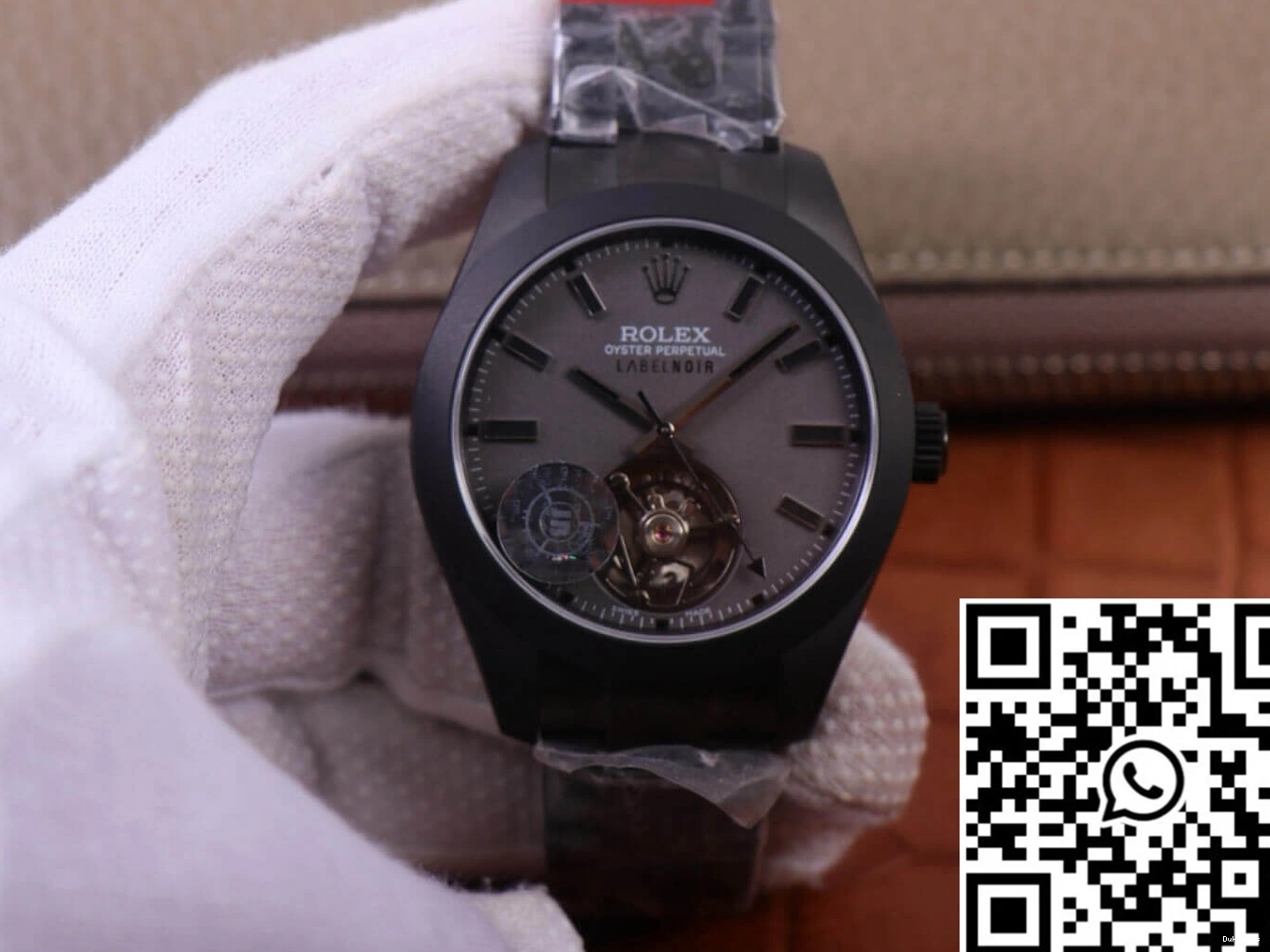 Base 1191 Factory JB Design Replica LNT01HS-001 Label watch Milgauss 116400 Black Durable case Rolex Noir 0822